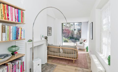 Interior and exterior architectural photography of private house extension at Laverockbank Road in Edinburgh, design by Rachel Mayhew Architect